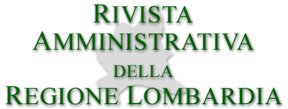 Rivista Amministrativa della Lombardia