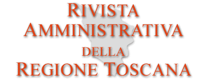 Rivista Amministrativa della Toscana